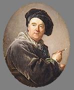 Louis Michel van Loo Portrait of Carle van Loo oil painting artist